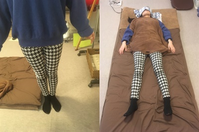 立ったり寝たりの画像